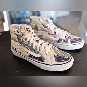 Vans Vintage Floral UA Sk8-Hi Slim Womens 8.5 Mens 7.0